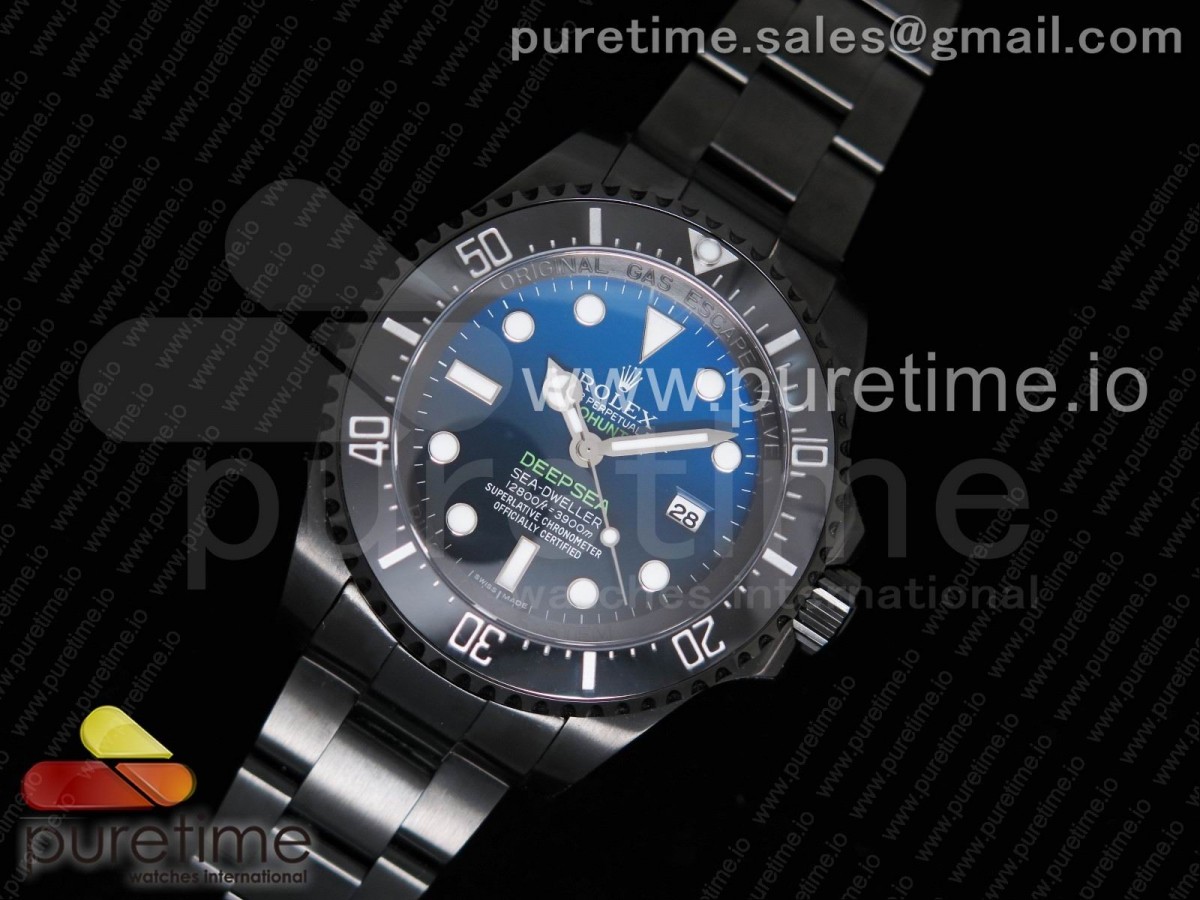 롤렉스 씨드웰러 116660 프로헌터 올블랙 디블루 다이얼 브레이슬릿Pro Hunter Deepsea D-Blue 116660 PVD All Black Black/Blue Dial on PVD Bracelet SA3135