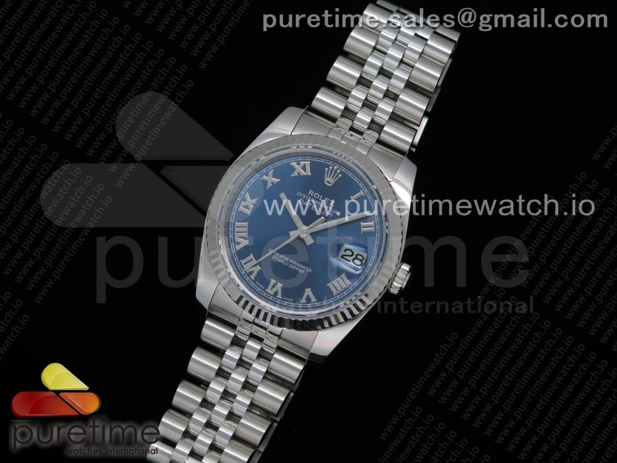 AR공장 데이저스트 V3 36MM 블루 로만인덱스 쥬빌레 브슬 / DateJust 36 SS 116234 ARF 11 Best Edition 904L Steel Blue Dial Roman Markers on Jubilee Bracelet SH3135 V3