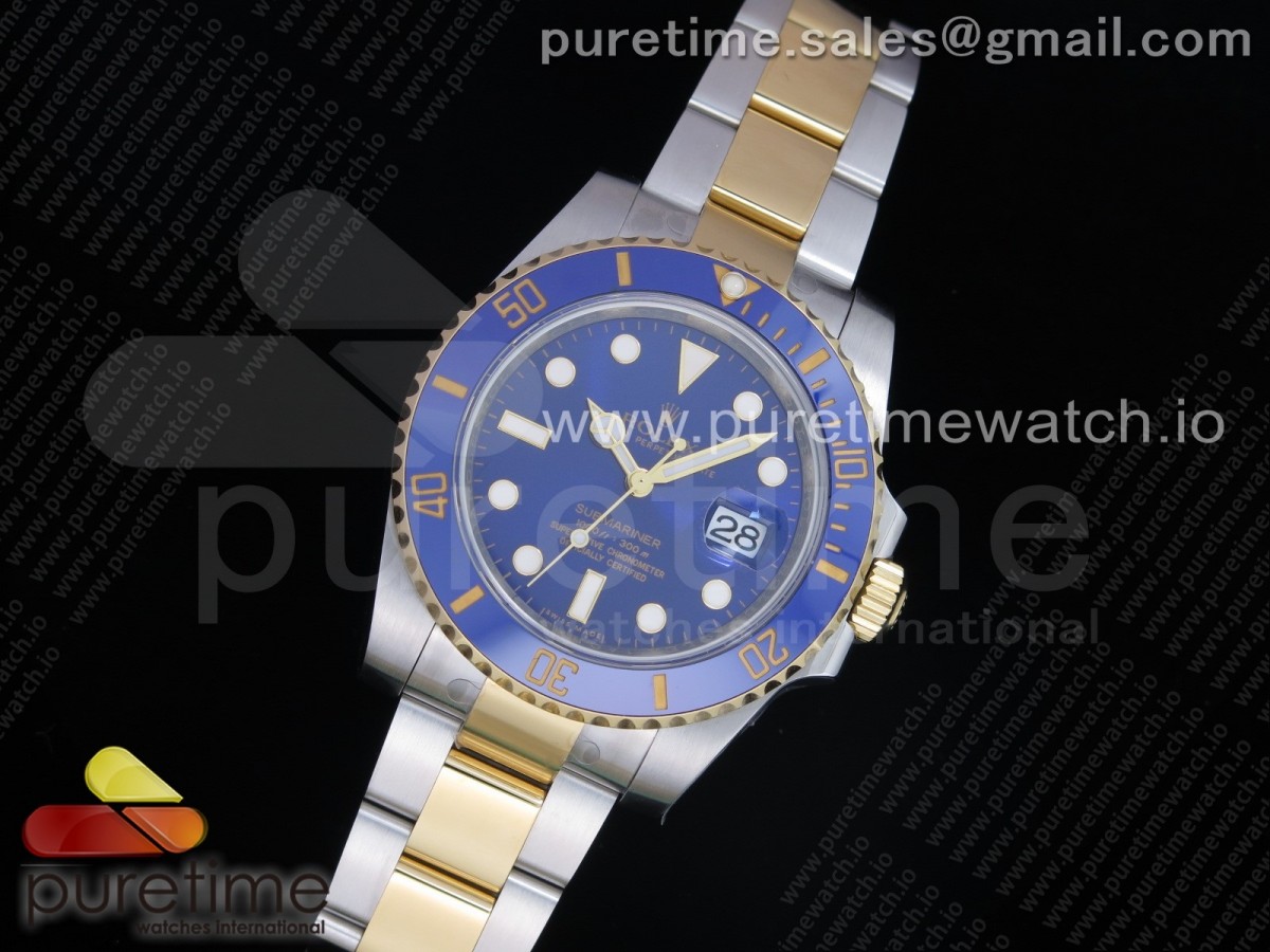 AR공장 V3 롤렉스 서브마리너 블루콤비 청콤 도금 3135 / Submariner 116613 LB Blue Ceramic ARF 11 Best Edition 904L SS Case and Bracelet SH3135 V3