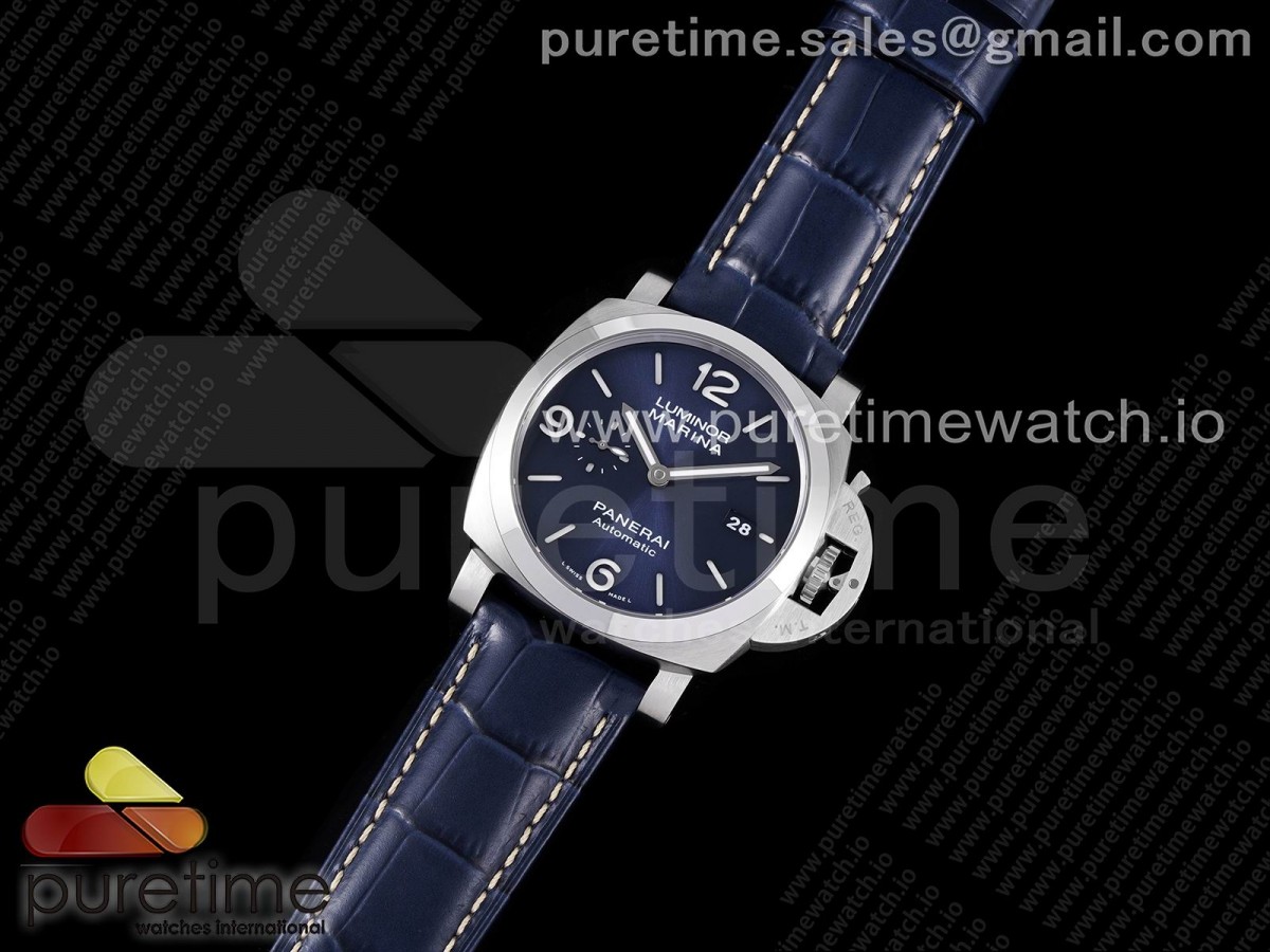 VS공장 파네라이 1313 블루다이얼 블루가죽 / PAM1313 VSF 11 Best Edition Blue Dial on Blue Leather Strap P.9010 Clone