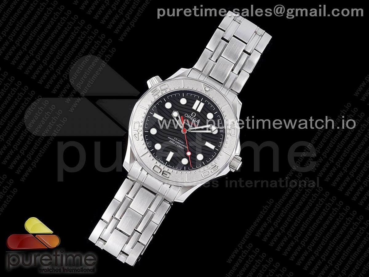 VS공장 오메가 씨마스터 다이버 300 Nekton / Seamaster Diver 300M Nekton VSF 11 Best Edition Black Dial on SS Bracelet A8806