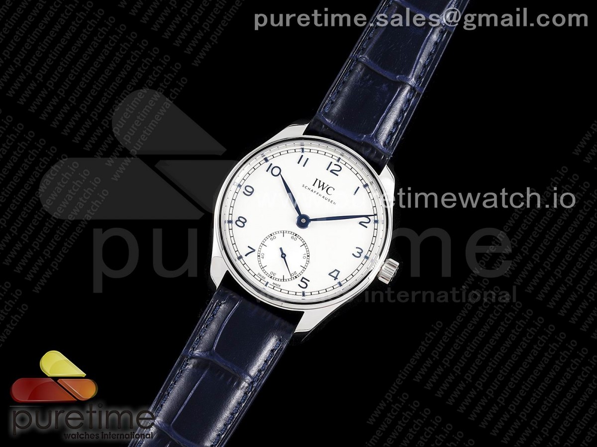 ZF공장 IWC 포르투기저 IW538304 화이트다이얼 블루핸즈 가죽 / Portuguese IW358304 ZF 11 Best Edition SS White Dial Blue Markers on Blue Leather Strap A82200