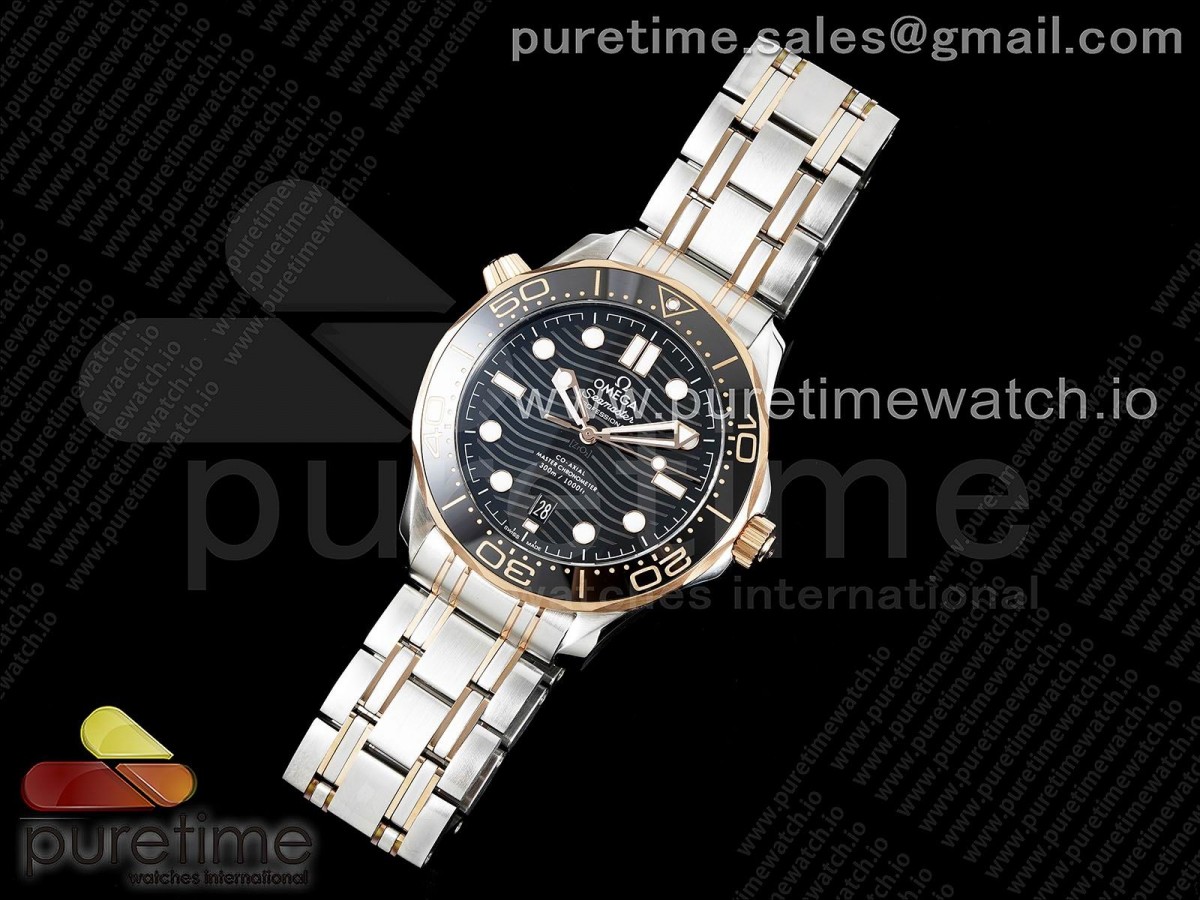 OR공장 오메가 씨마스터 다이버 300 블랙콤비 브슬 / Seamaster Diver 300M SSRG ORF 11 Best Edition Black Ceramic Black Dial on SS Bracelet A8800