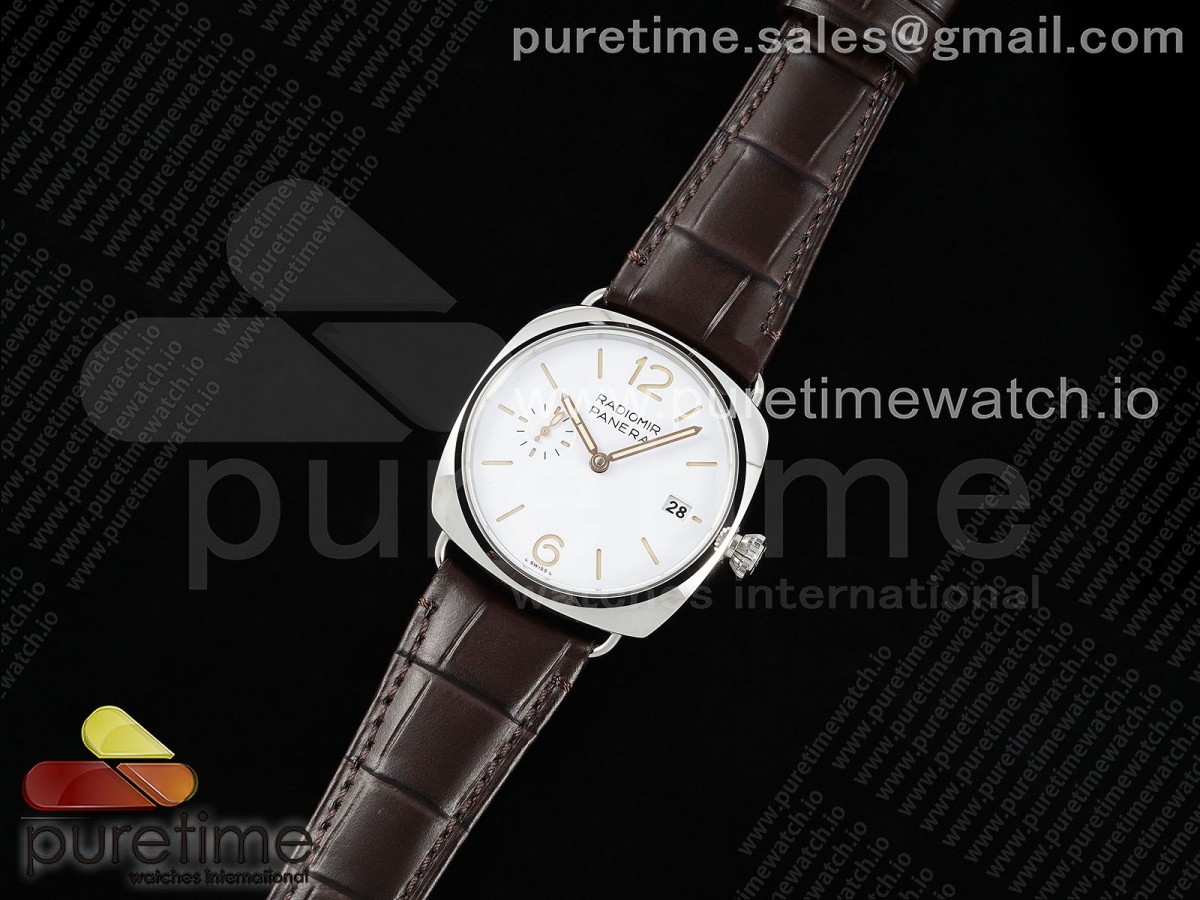 VS공장 파네라이 라디오미르 PAM1292 Radiomir 40mm VSF 11 Best Edition White Dial on Brown Leather Strap P900
