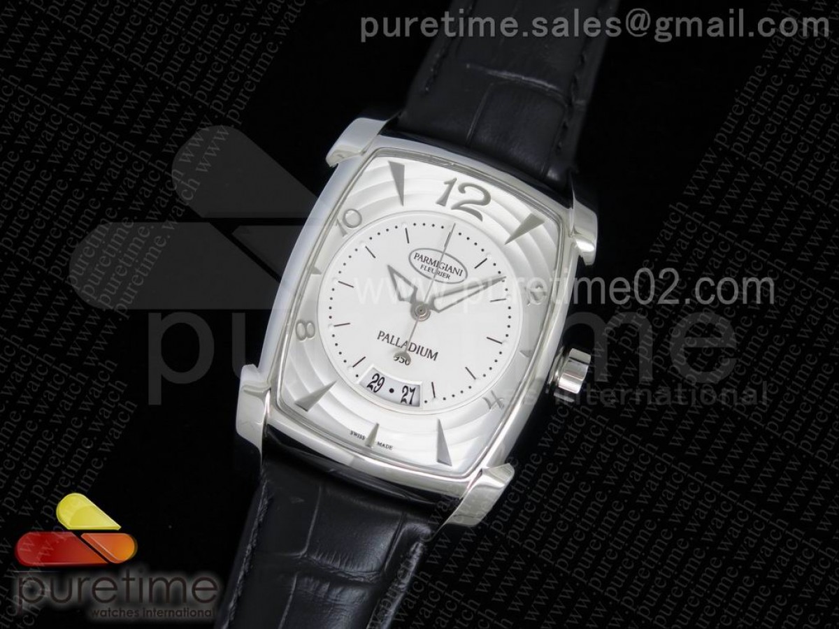 파르마지아니 칼파 그란데 빅 세컨즈 핸즈 화이트 다이얼 Kalpa Grande Big Seconds Hand SS White Dial on Black Leather Strap A331