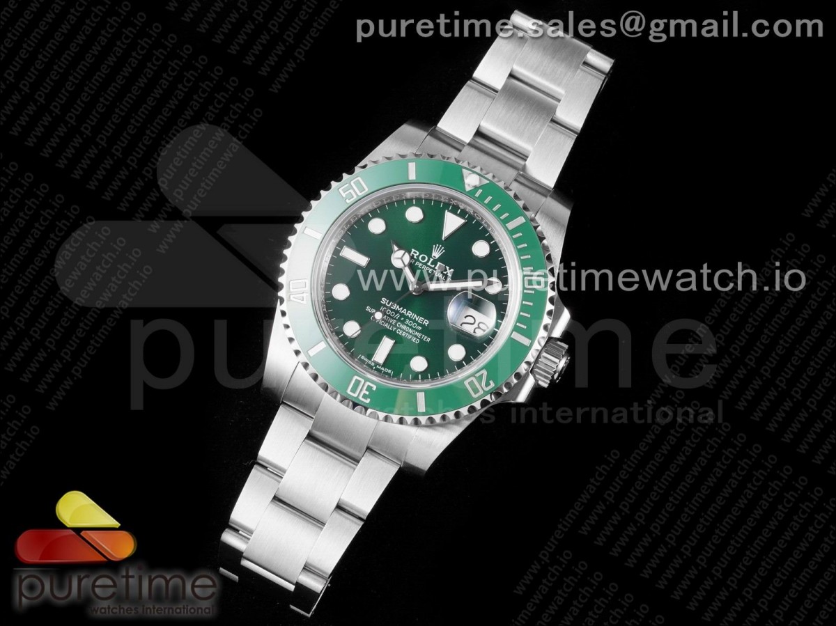 ZZ공장 V3 롤렉스 서브마리너 그린다이얼 브슬 904L 2836 / Submariner 116610 LV Green Ceramic ZZF 904L 11 Best Edition on SS Bracelet A2836 V3