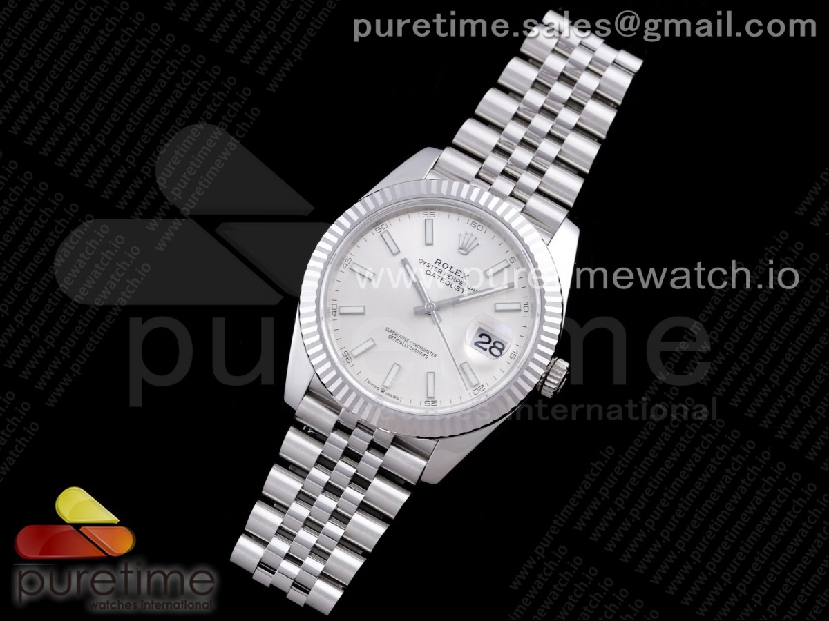 AR공장 V3 롤렉스 데이저스트 41MM 브슬 실버화이트바인덱스 쥬빌레 904L 2824 / New DateJust 41 126334 ARF 11 Best Edition 904L Steel White Dial on Jubilee Bracelet A2824