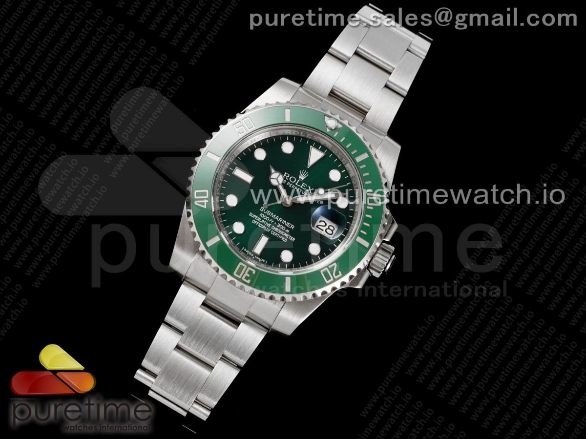 AR공장 V4 롤렉스 서브마리너 그린 브슬 904L 3135 / Submariner 116610 LV Green Ceramic ARF 1:1 Best Edition 904L SS Case and Bracelet AR3135 V4