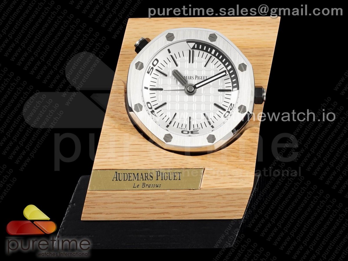 V9공장 오데마피게 로얄오크 오프쇼어 26470 탁상시계 / Royal Oak Offshore 26470 White V9F 11 Best Edition Desk Clock