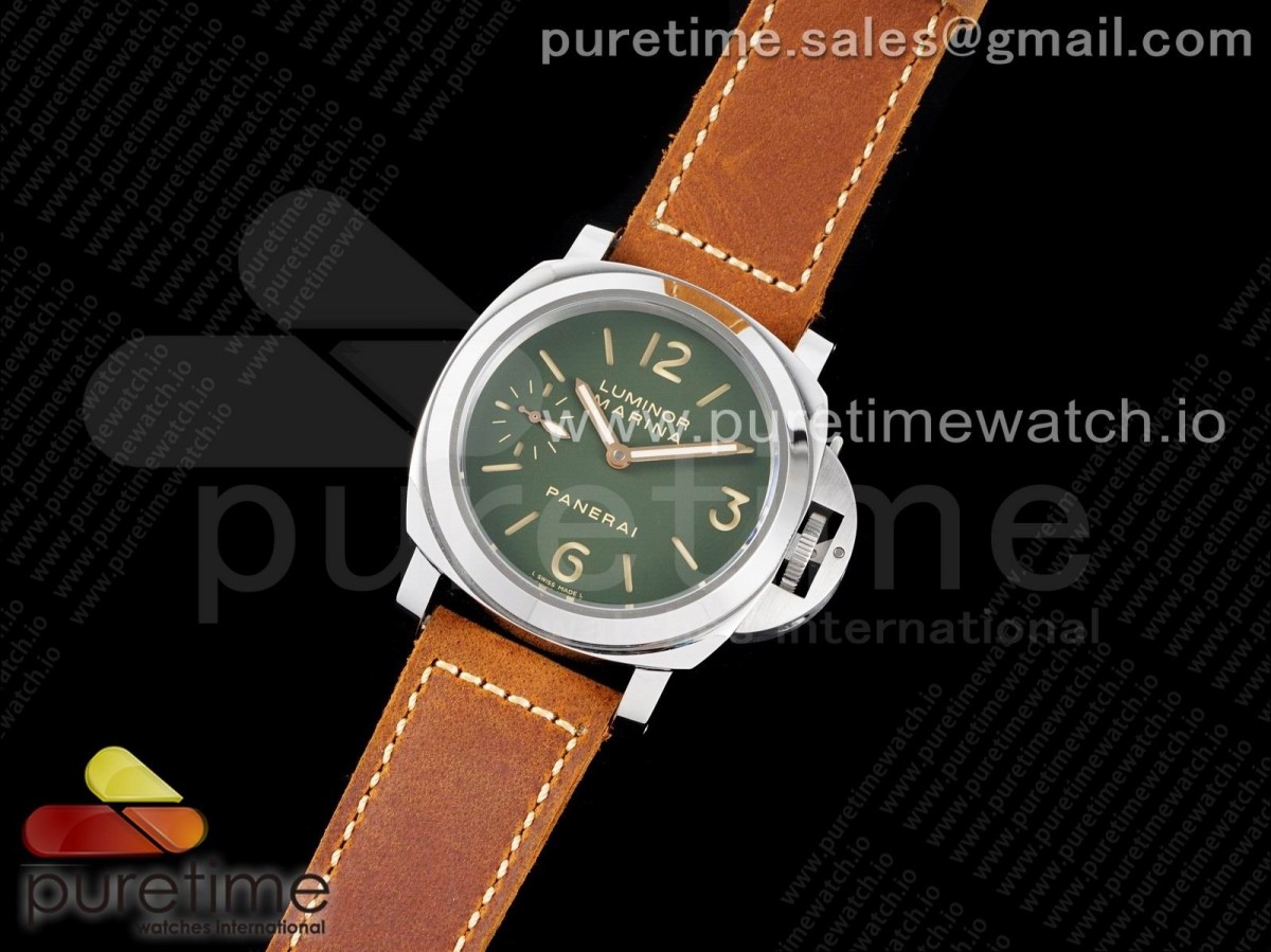 눕공장 파네라이 PAM911 Paneristi 가죽 / PAM911 T “Last One For Paneristi” Noob 11 Best Edition on Brown Leather Strap A6497 with Y-Incabloc V12