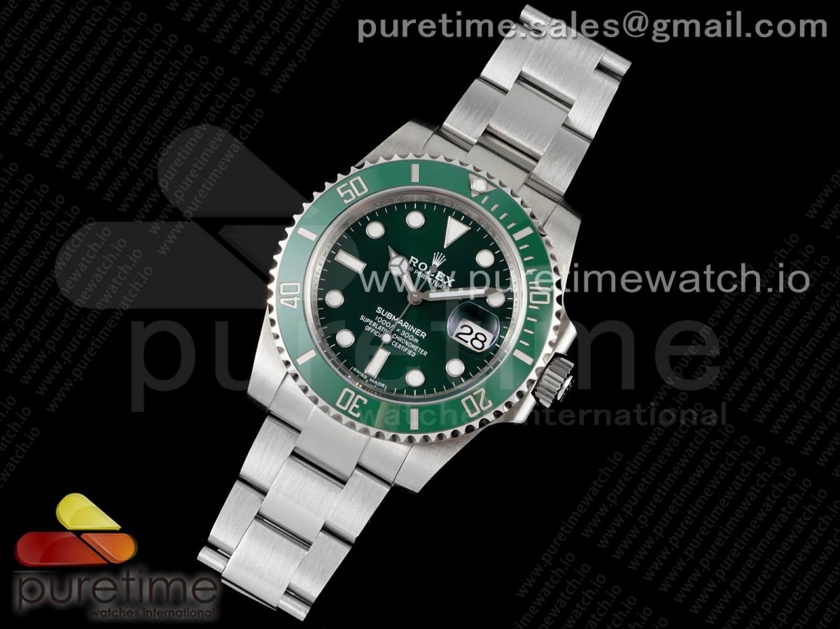 ZR공장 롤렉스 서브마리너 그린 40MM 3135 / Submariner 116610 LV Green Ceramic ZRF 11 Best Edition on SS Bracelet VR3135 (CF Bezel)