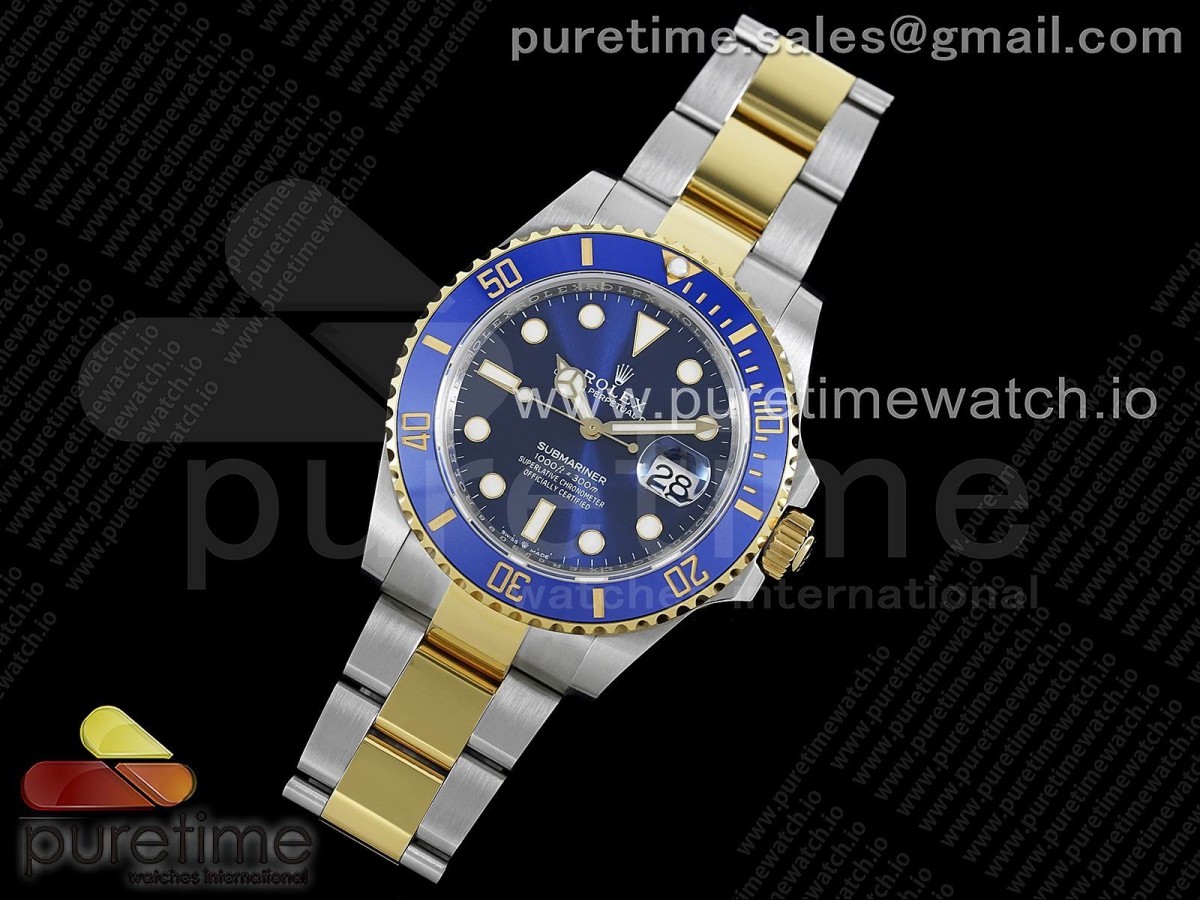 EW공장 롤렉스 서브마리너 41MM 청콤 블루콤비 브슬 /  Submariner 41mm 126613 LB SSYG EWF Blue Dial on SSYG Bracelet A3235