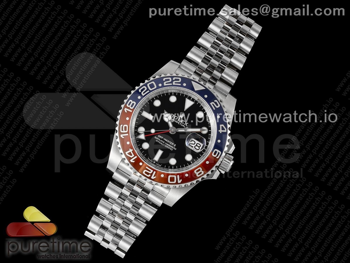 클린공장 롤렉스 GMT마스터2 펩시 쥬빌레 레드블루 / GMT Master II 126710 BLRO 904L SS Clean Factory 11 Best Edition on Bracelet VR3186 CHS