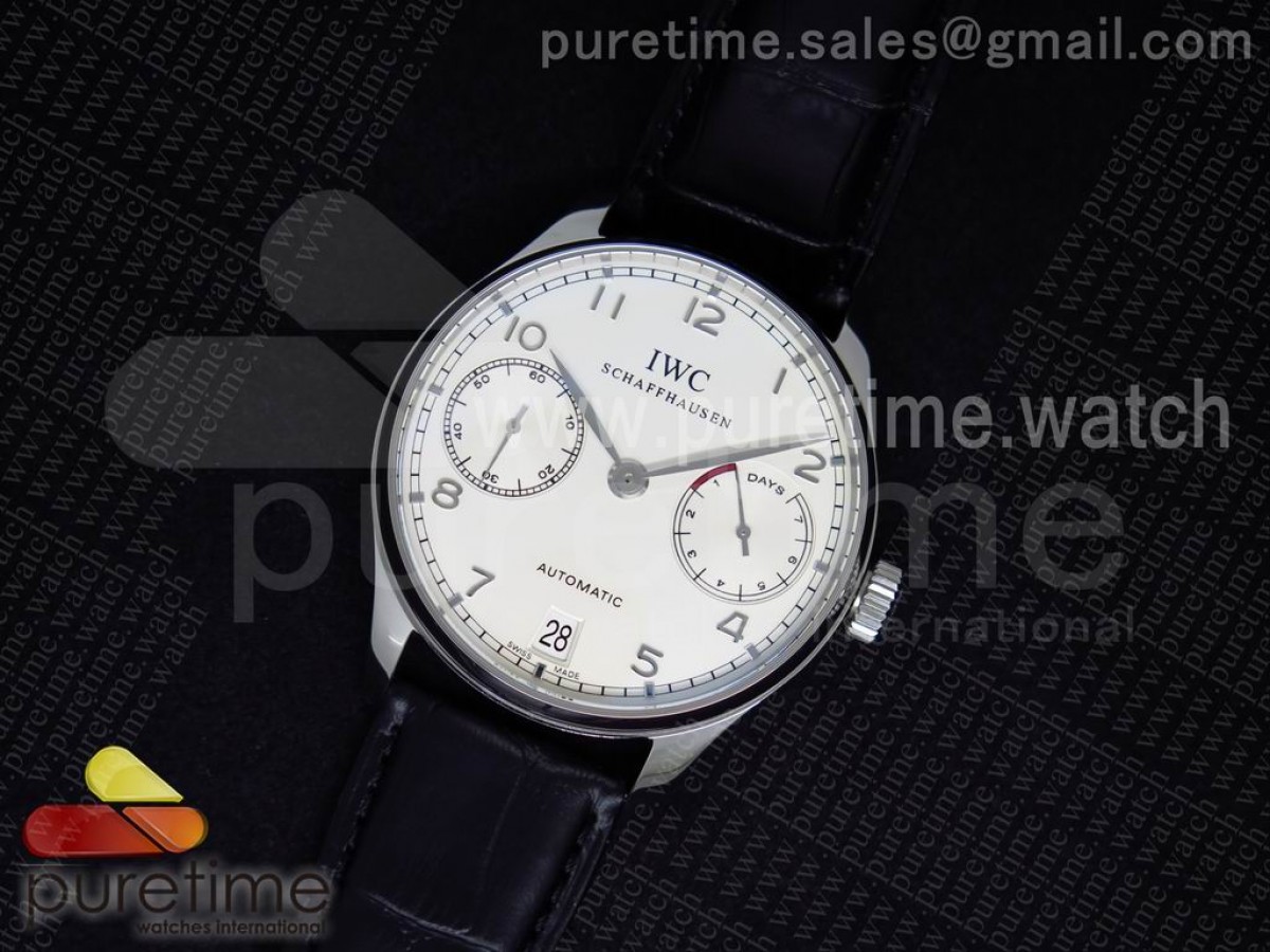 ZF공장 IWC 포르투기즈 부엉이 Portuguese Real PR IW500104 ZF 11 Best Edition on Black Leather Strap A52010